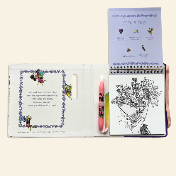 Paige Tate & Co. - Watercolor with Me: Flower Fairies: A Water Reveal Book
