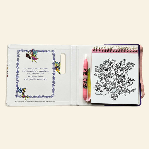 Paige Tate & Co. - Watercolor with Me: Flower Fairies: A Water Reveal Book