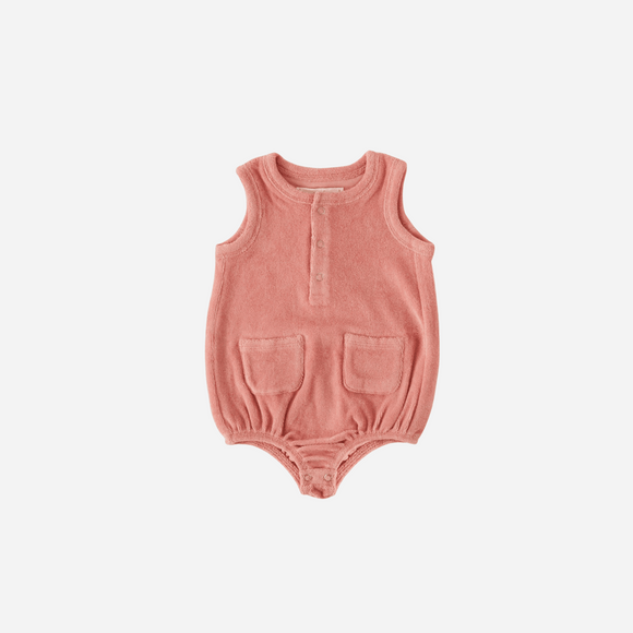 Pehr - Classic Terry Pocket One-Piece - Shell