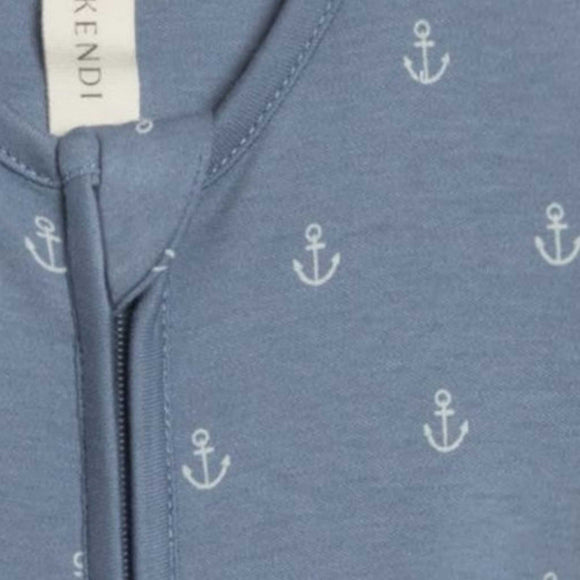 Colored Organics - Peyton Zipper Sleeper - Anchor / Sea + Powder