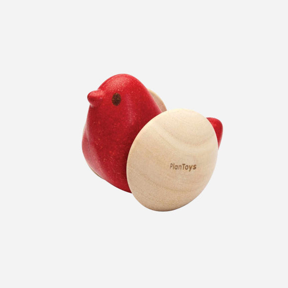 Plan Toys - Bird Roller - Red