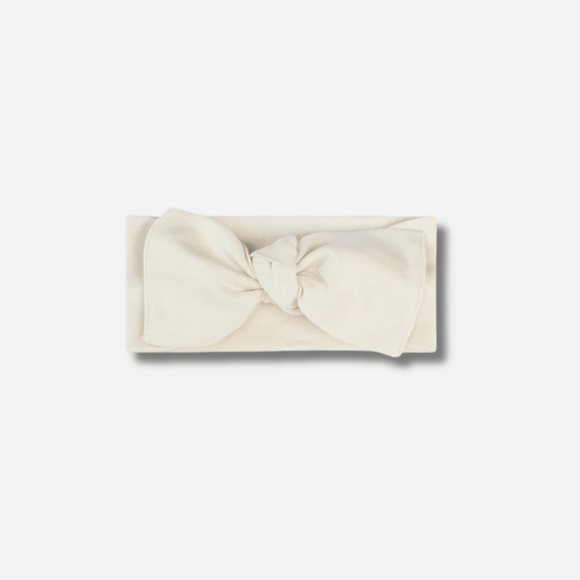 Colored Organics - Organic Baby Dainty Bow Headband - Natural