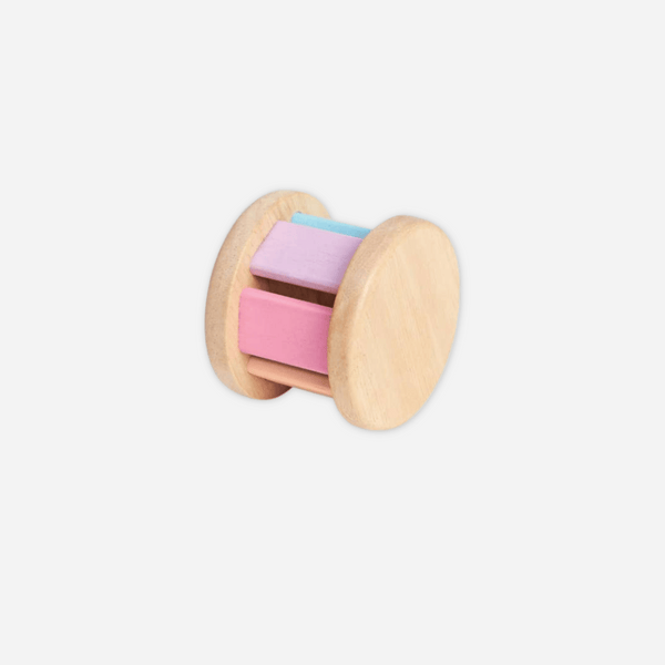 Plan Toys - Wooden Roller Toy for Baby - Pastel