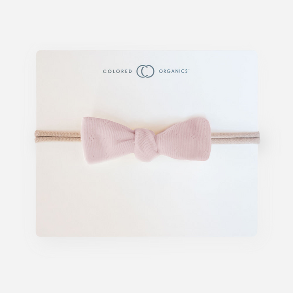 Colored Organics - Pointelle Dainty Soft Band Bow