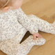 Quincy Mae - Bamboo Zip Footie - Woodland