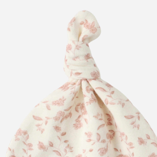 Quincy Mae - Knotted Baby Hat - French Garden