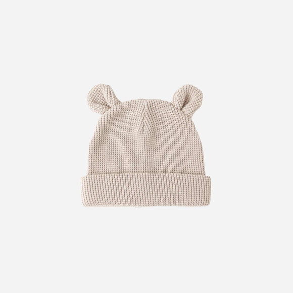 Quincy Mae - Baby Bear Beanie - Oat