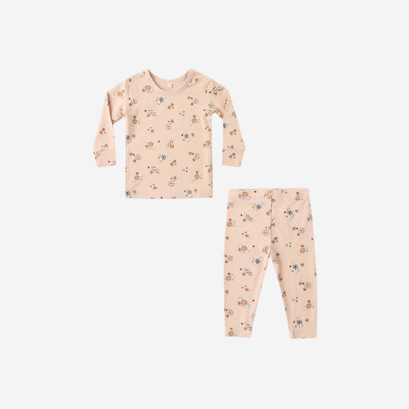 Quincy Mae - Bamboo Pajama Set - Candy