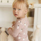 Quincy Mae - Bamboo Pajama Set - Pink Ghosts