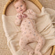 Quincy Mae - Bamboo Zip Footie - Candy