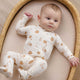 Quincy Mae - Bamboo Zip Footie - Harvest Friends