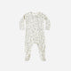 Quincy Mae - Bamboo Zip Footie - Woodland