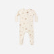 Quincy Mae - Bamboo Zip Footie - Woodland