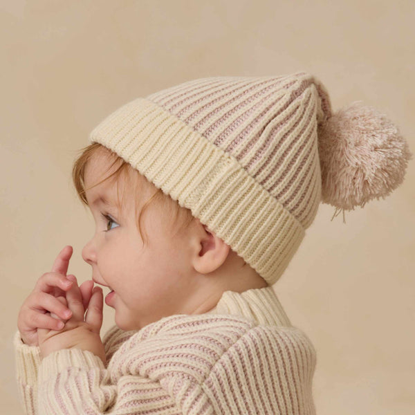 Quincy Mae - Beanie - Lilac