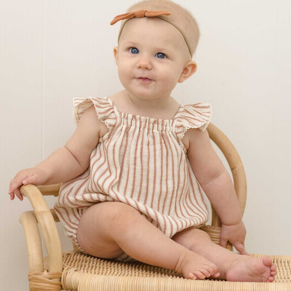 Quincy Mae - Bonnie Romper - Vintage Stripe