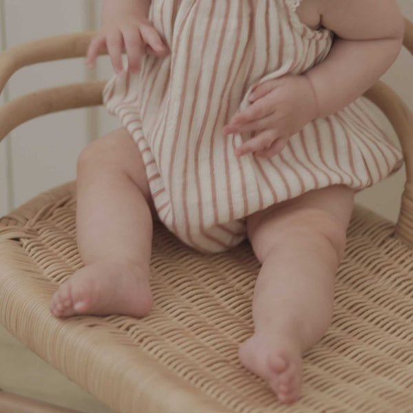Quincy Mae - Bonnie Romper - Vintage Stripe