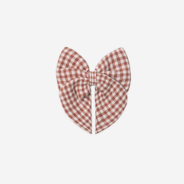Quincy Mae  - Bow - Red Gingham