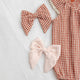 Quincy Mae  - Bow - Red Gingham