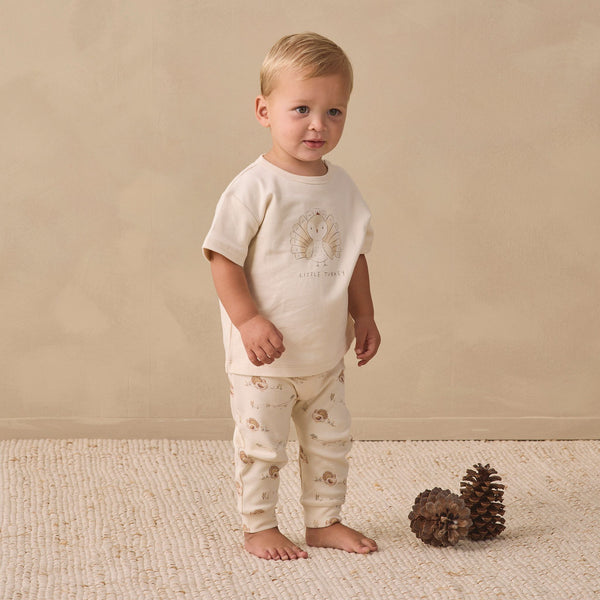 Quincy Mae - Boxy Tee - Little Turkey