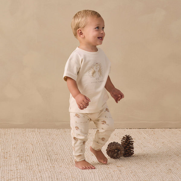 Quincy Mae - Boxy Tee - Little Turkey
