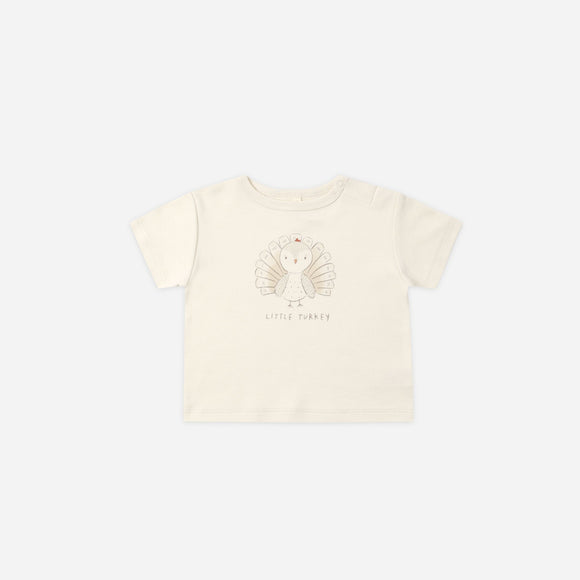 Quincy Mae - Boxy Tee - Little Turkey