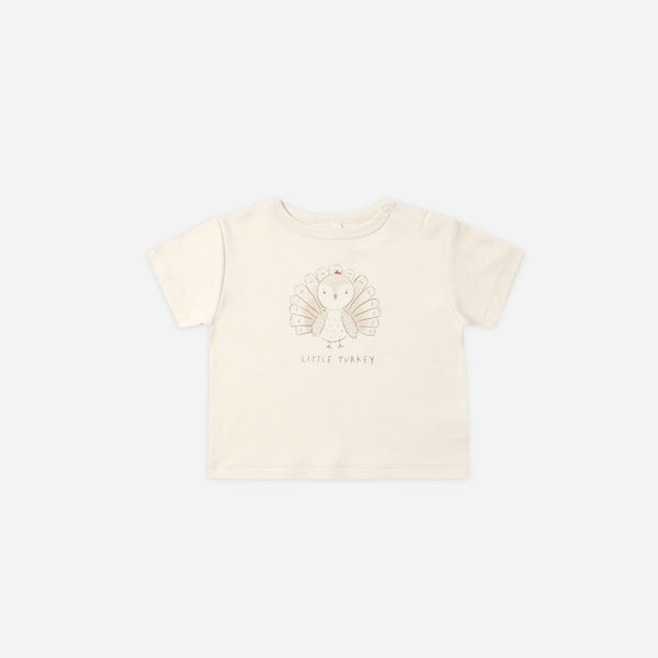 Quincy Mae - Boxy Tee - Little Turkey