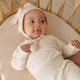 Quincy Mae - Bunny Knit Bonnet - Ecru