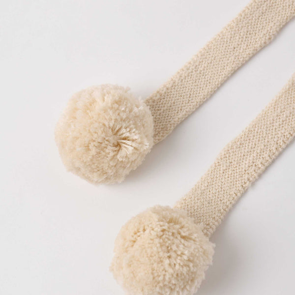 Quincy Mae - Bunny Knit Bonnet - Ecru
