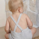 Quincy Mae - Caleb Knit Shortall - Heathered Sky