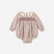 Quincy Mae - Callie Romper - Christmas Plaid