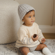 Quincy Mae - Chunky Knit Beanie - Fog