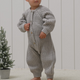 Quincy Mae - Chunky Knit Jumpsuit - Fog