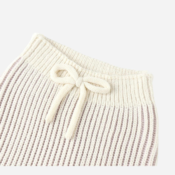 Quincy Mae - Chunky Knit Pant - Lilac