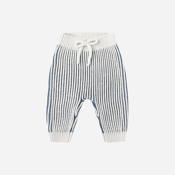 Quincy Mae - Chunky Knit Pant - Ocean