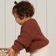 Quincy Mae - Chunky Knit Sweater - Cranberry