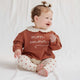Quincy Mae - Collared Sweatshirt - Mon Amour