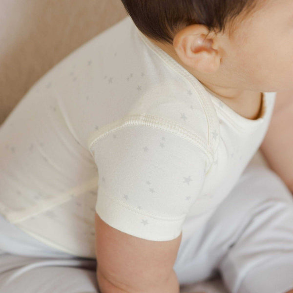 Quincy Mae - Cotton Baby Pant - Fog