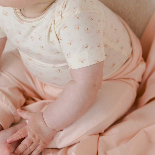 Quincy Mae - Cotton Baby Pant - Petal
