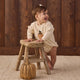 Quincy Mae - Crewneck Bubble Romper - Lil Pumpkin