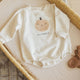 Quincy Mae - Crewneck Bubble Romper - Pumpkin