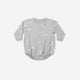 Quincy Mae - Crewneck Bubble Romper Sky Friends