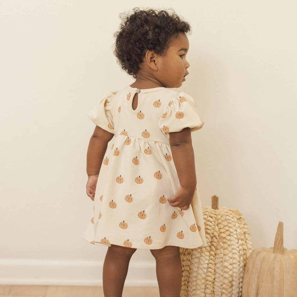 Quincy Mae - Darla Dress - Smiley Pumpkins