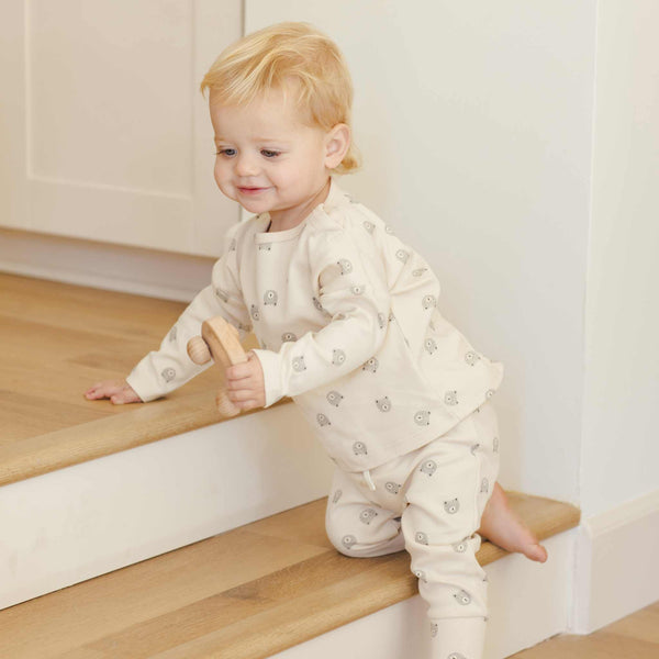 Quincy Mae - Drawstring Pant - Bears