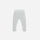 Quincy Mae - Footed Knit Pant - Ice Blue