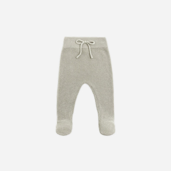 Quincy Mae - Footed Knit Pant - Laurel