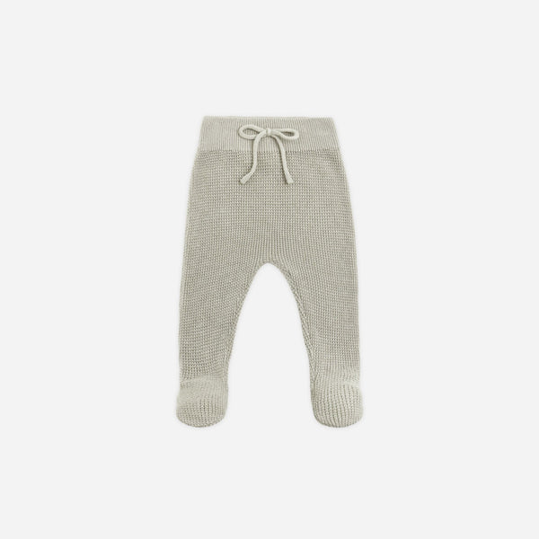 Quincy Mae - Footed Knit Pant - Laurel