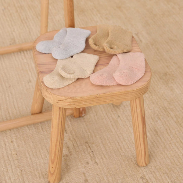 Quincy Mae - Fuzzy Socks - Fog