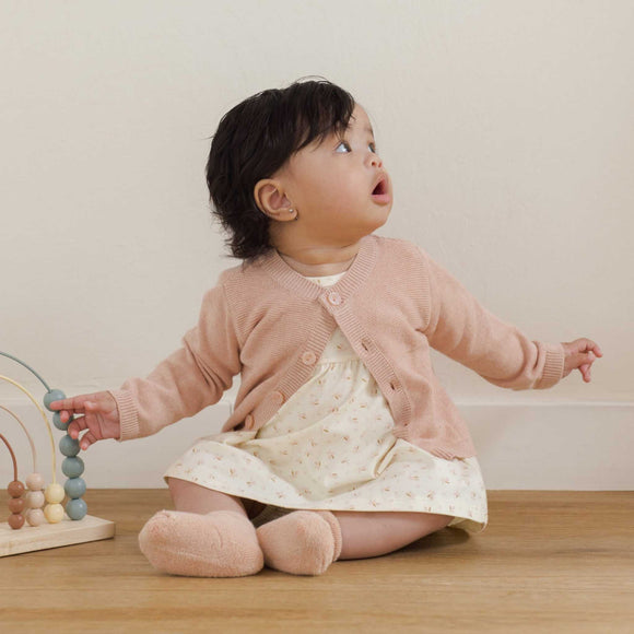 Quincy Mae - Fuzzy Socks - Petal