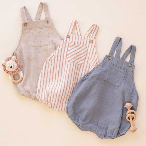 Quincy Mae - Hayes Romper - Vintage Stripe