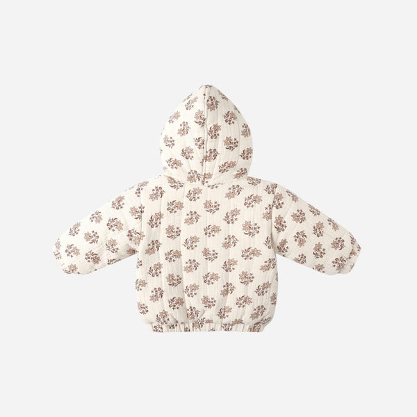 Quincy Mae - Hooded Woven Jacket - Daylily